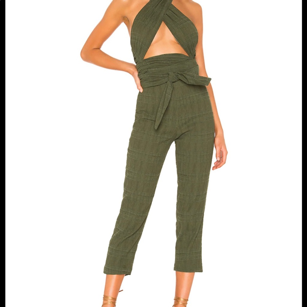 Tularosa green jumpsuit